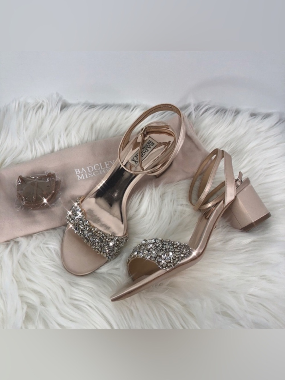 Badgley Mischka Jada Embellished Crystal Wedding Shoes